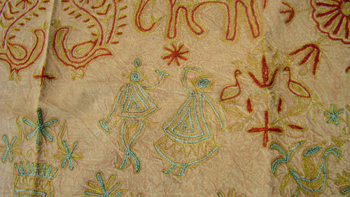 tapiz de algodon de figuras