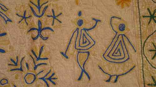 tapiz de algodon de figuras