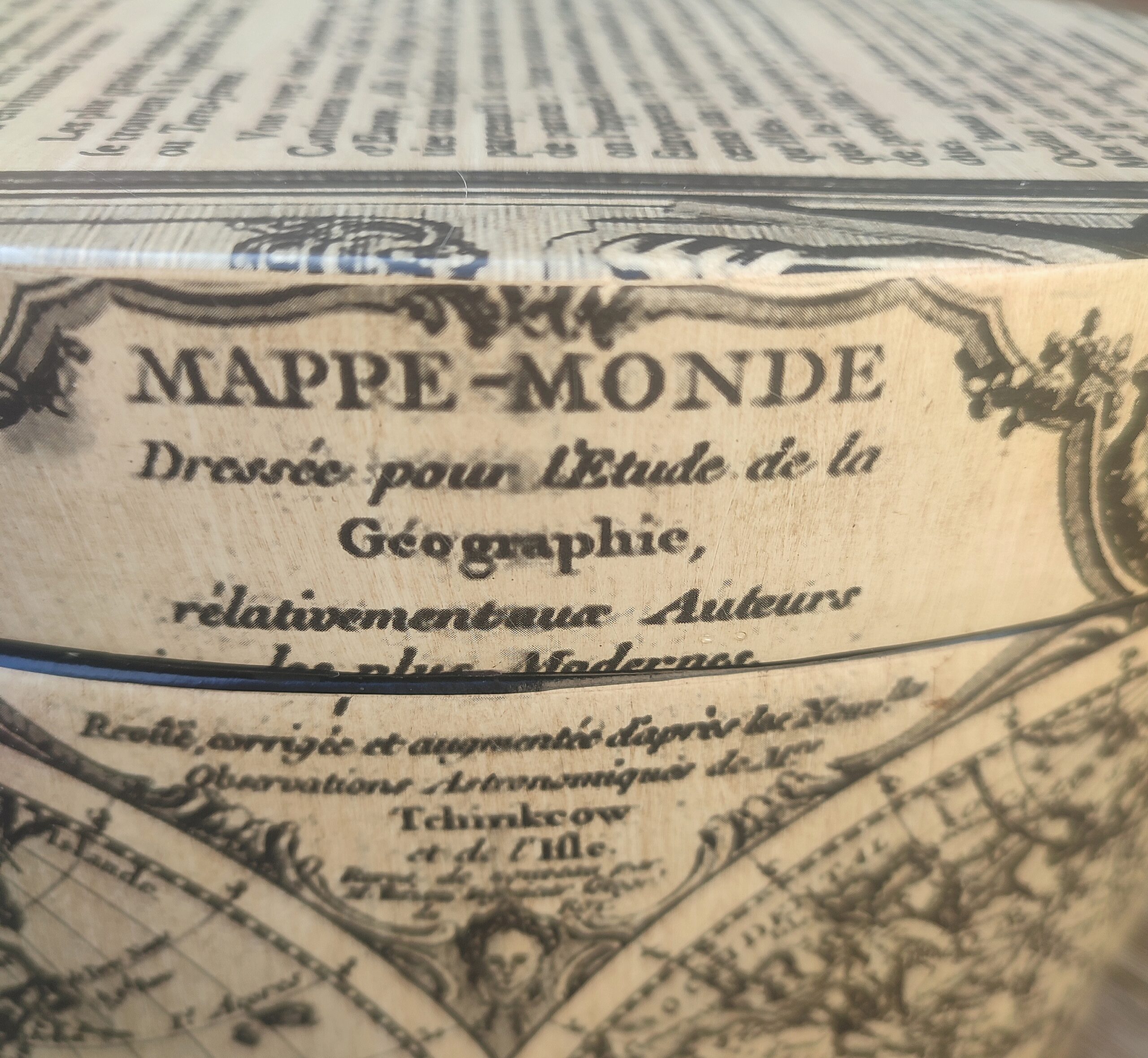 bote ovalado de ceramica